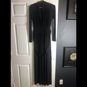 Black and Gold long dress